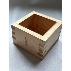 Hinoki Wooden Cup Masu for Sake Japan Hakaisan